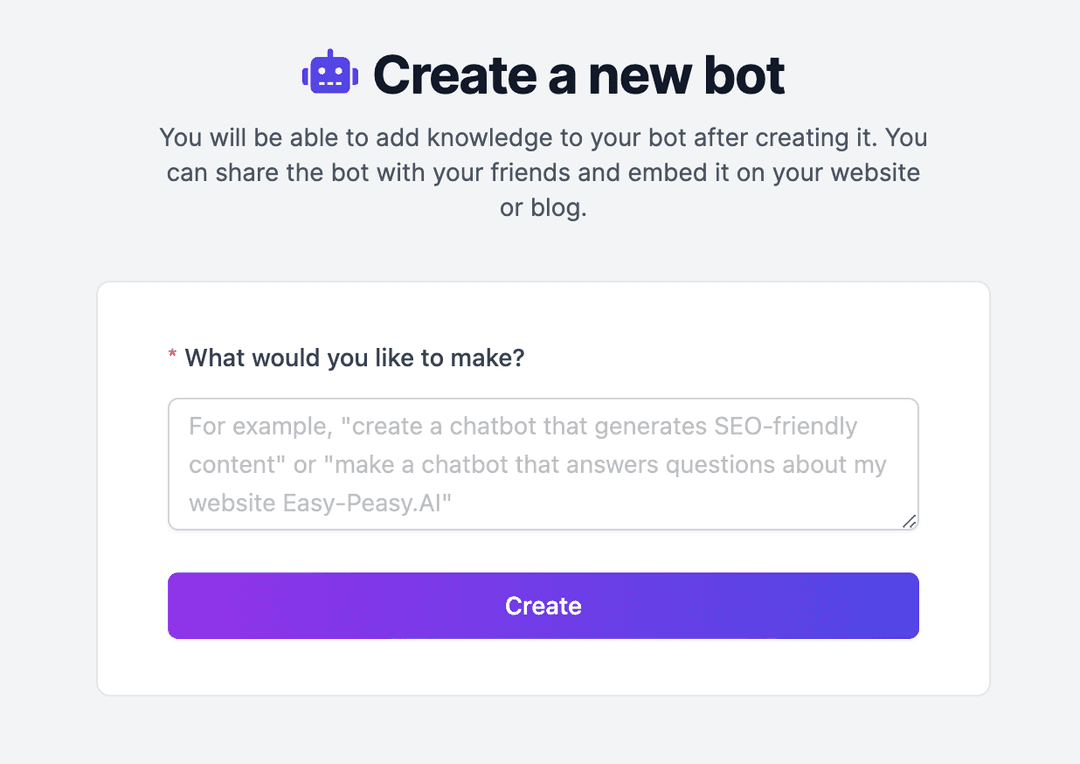 Stop Paying for custom GPTs: Build Your Dream Chatbot & Share it for FREE with Easy Peasy AI Bots