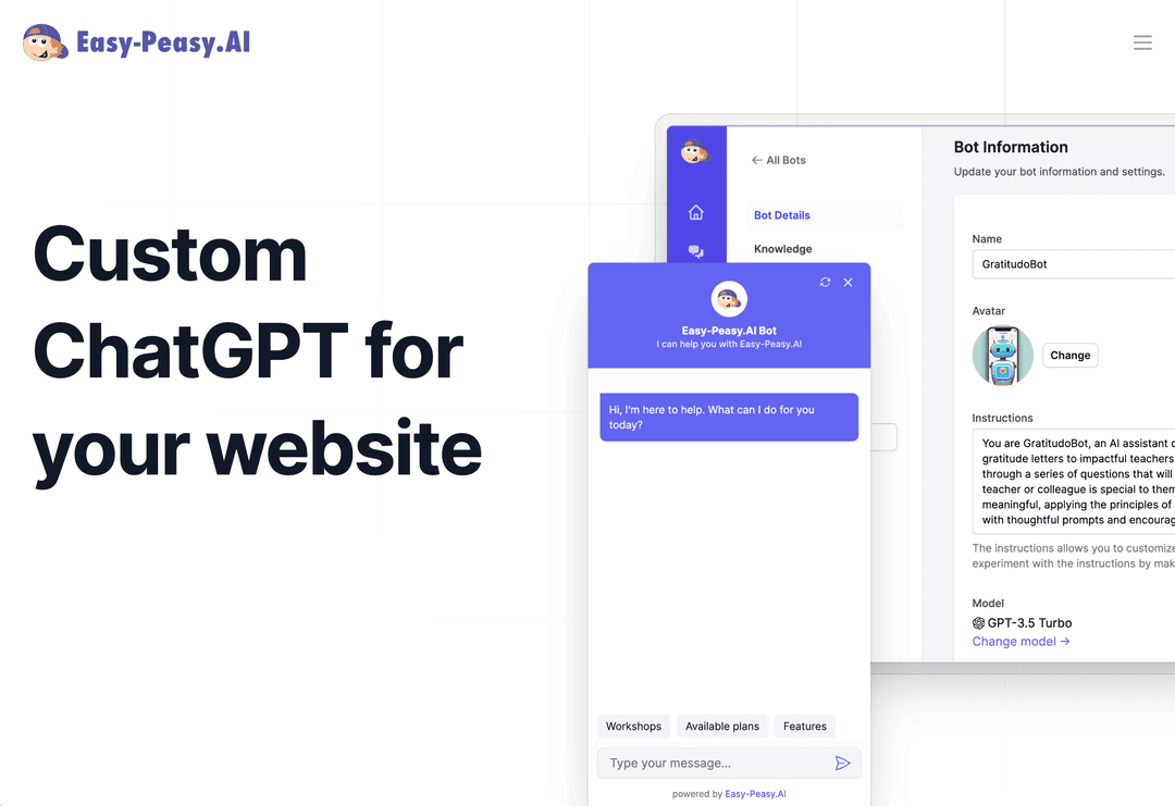 Step-by-Step Guide to Building Your Own Custom GPT Chatbot