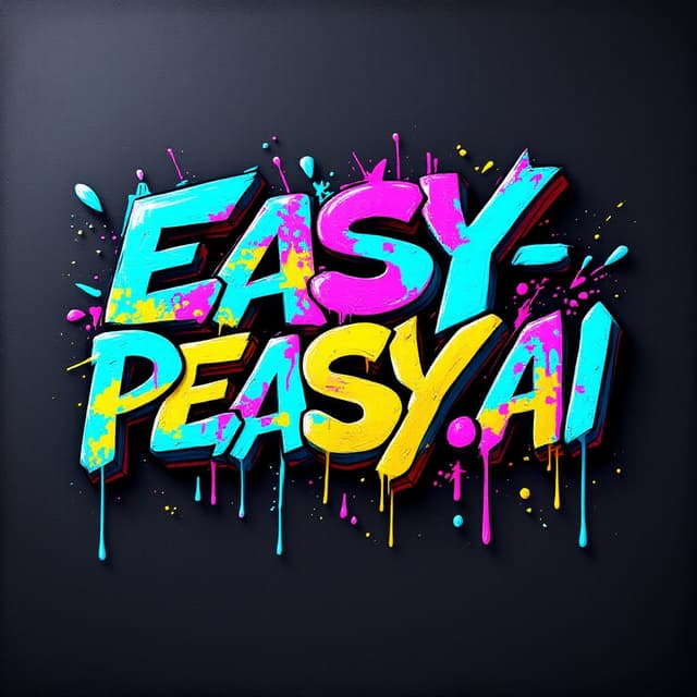 EASY-PEASY.AI: Unveiling 3D Graffiti Art