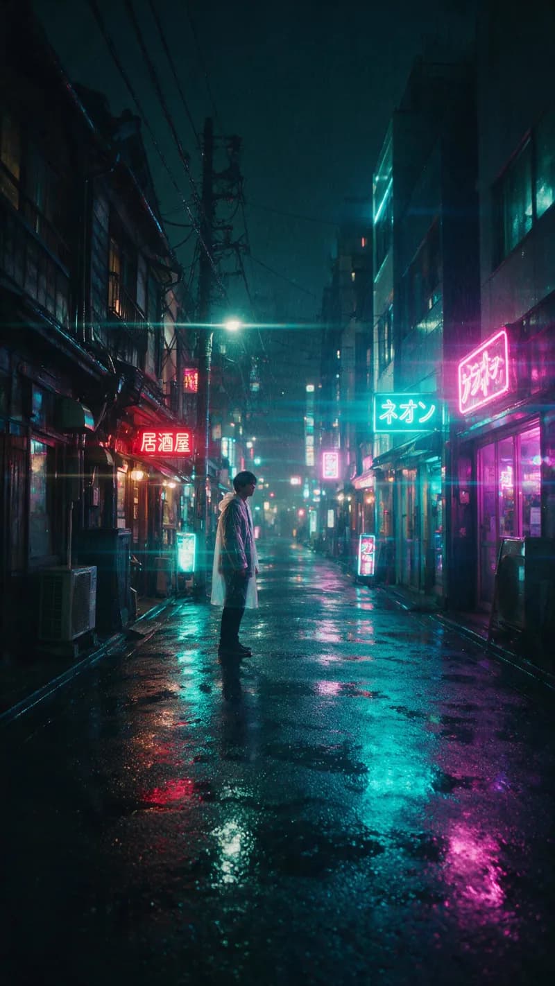 بورتريه نيون سينمائي