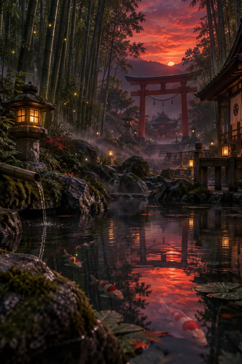 Anime Bamboo Forest