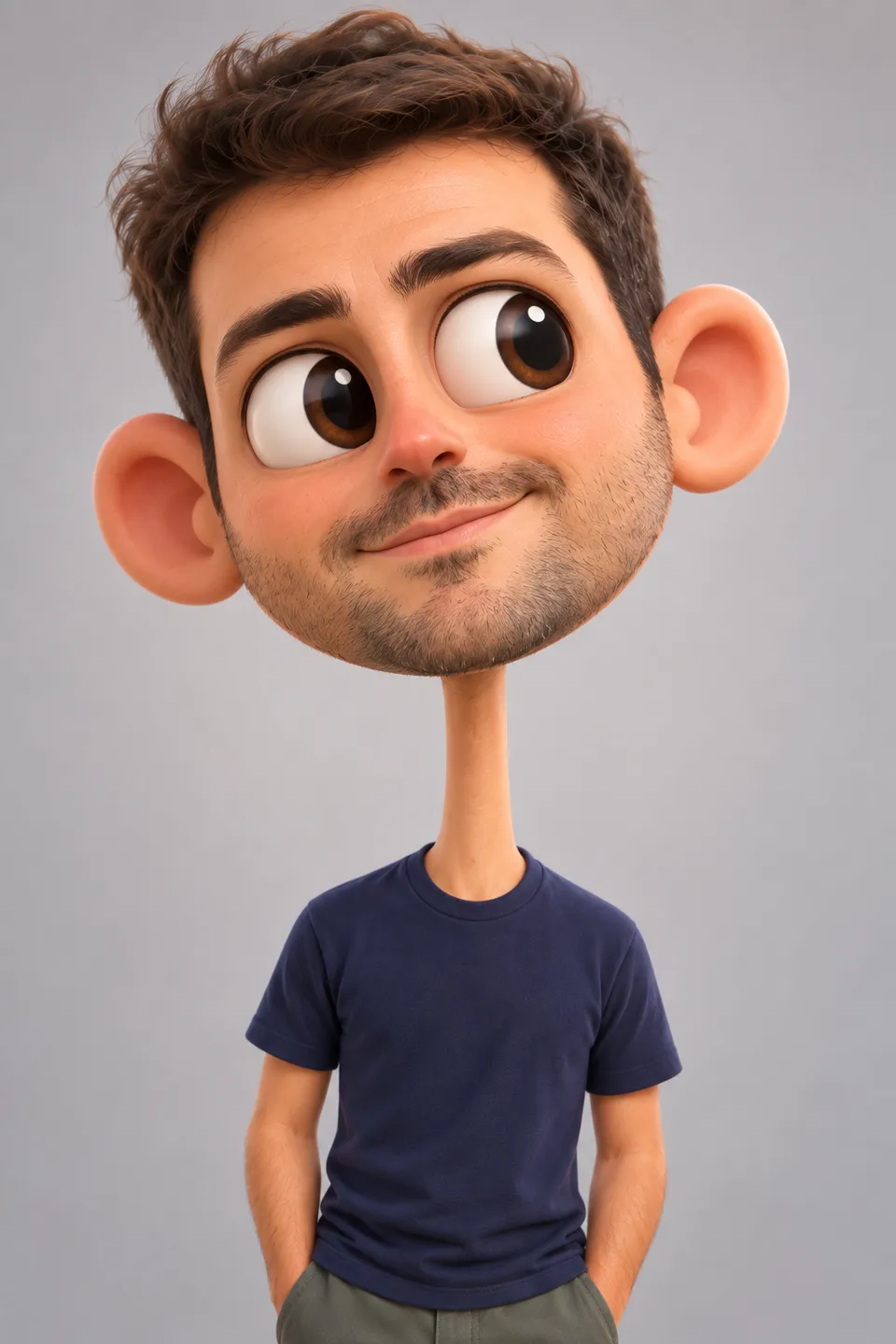 Big Head 3D Cartoon