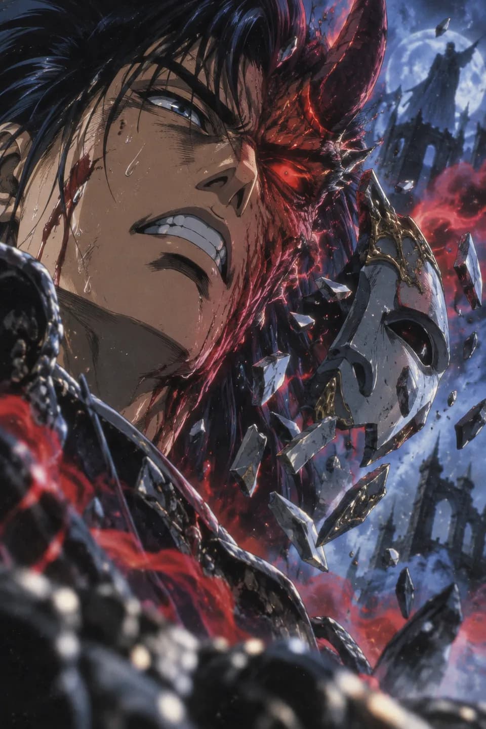 Demon Transformation Close-Up