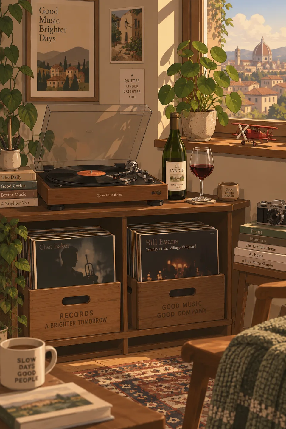 Cozy Illustrated Interior