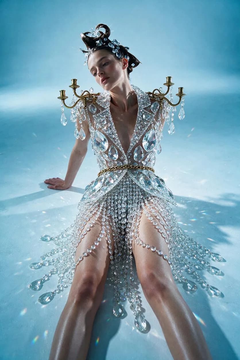 Chandelier Couture Editorial