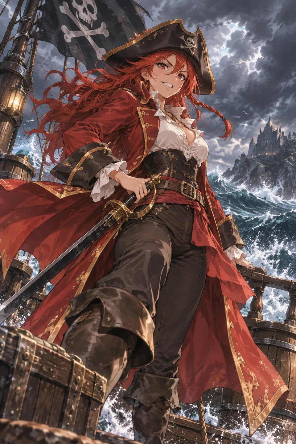 Anime Pirate Captain