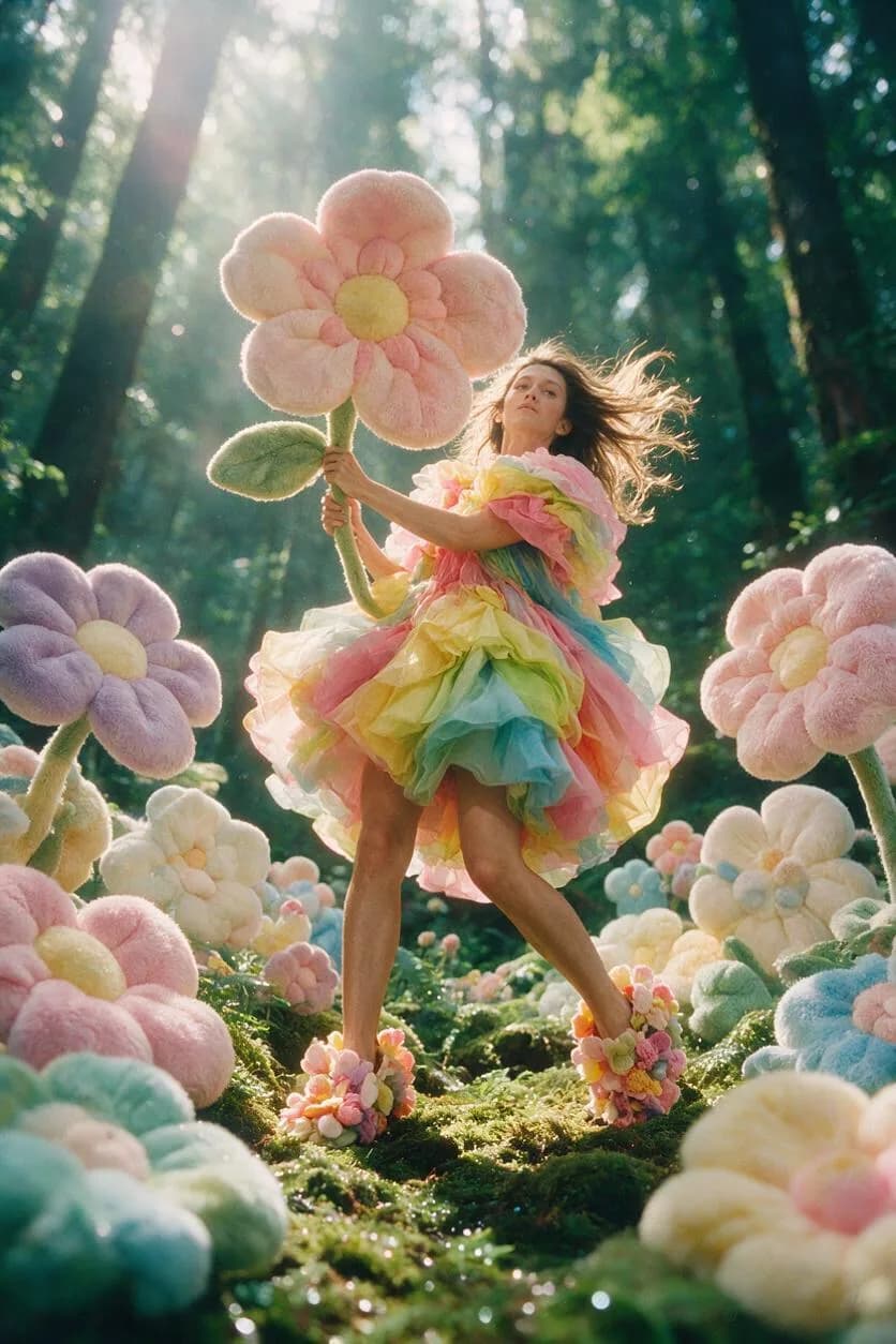 Plush Forest Fashion Shot
