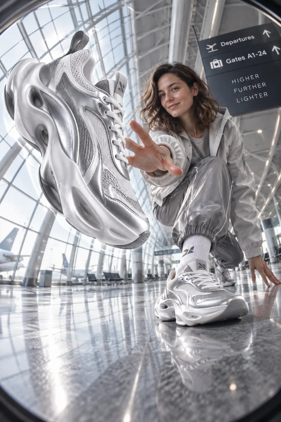 Futuristic Sneaker Campaign