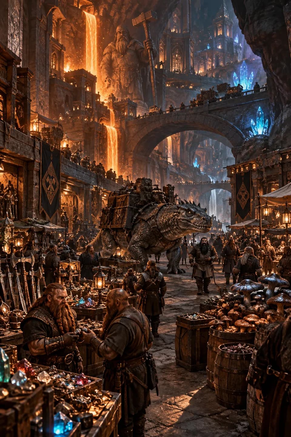 Dwarven Cavern Market