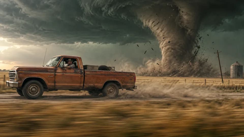 Storm Chaser Tornado Shot