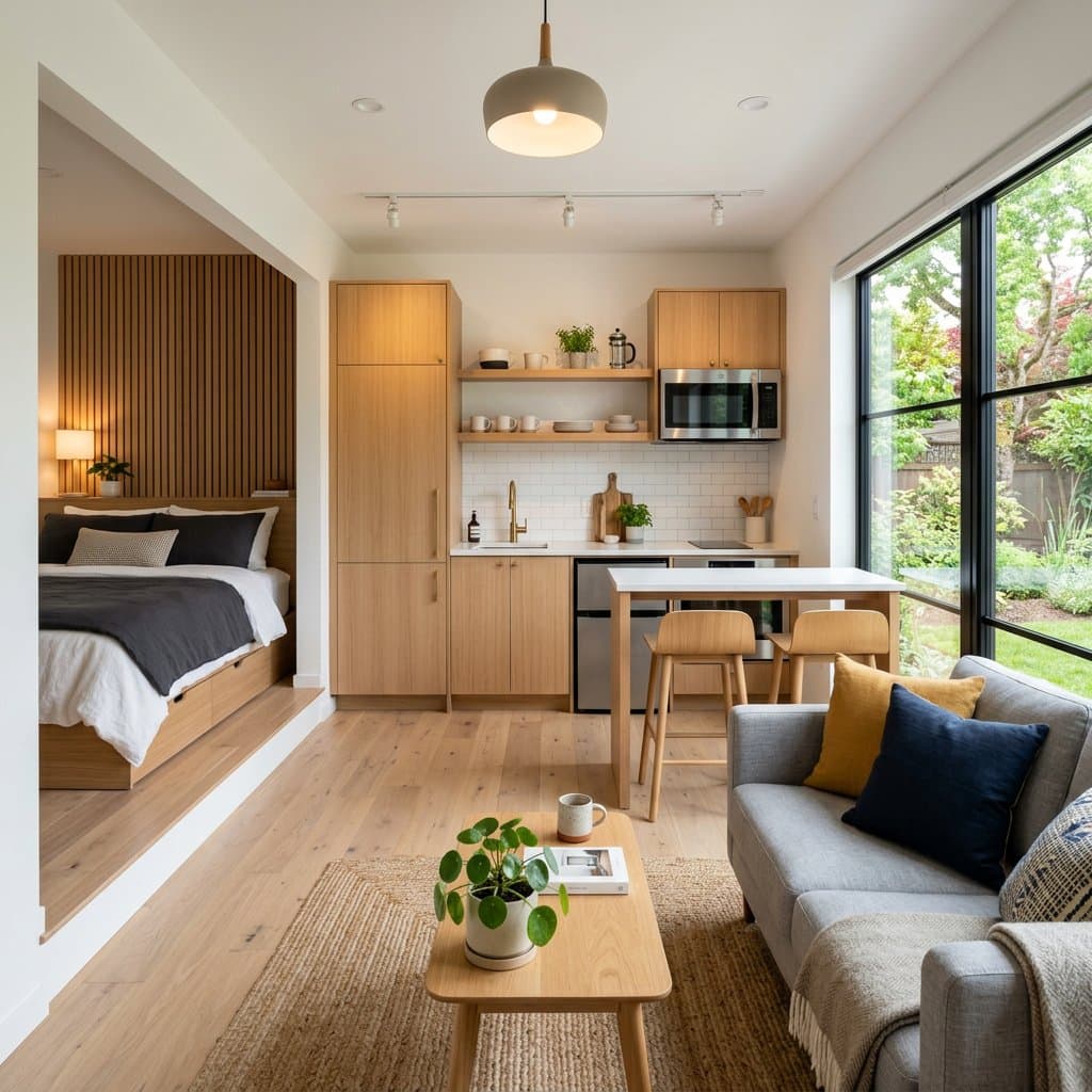 AI-redesigned adu / mother-in-law suite