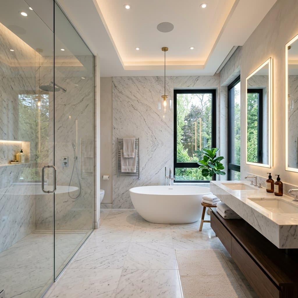 AI-redesigned bathroom