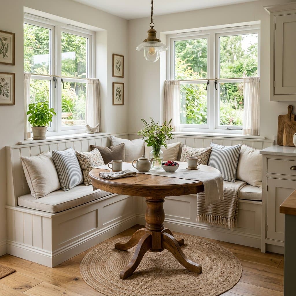 AI-redesigned breakfast nook