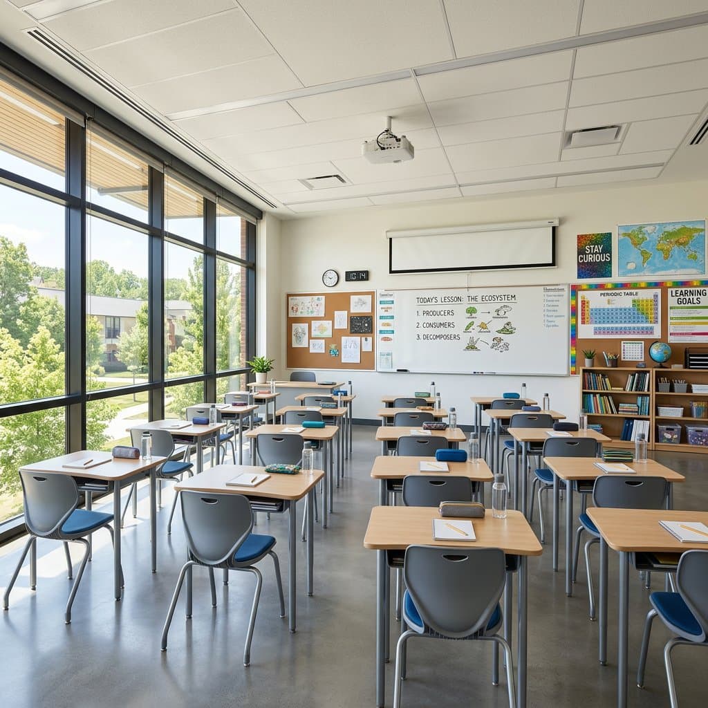 AI-redesigned classroom