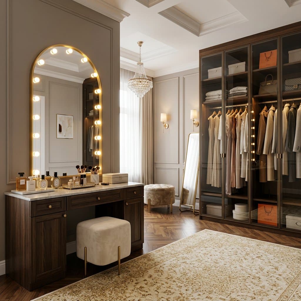 AI-redesigned dressing room