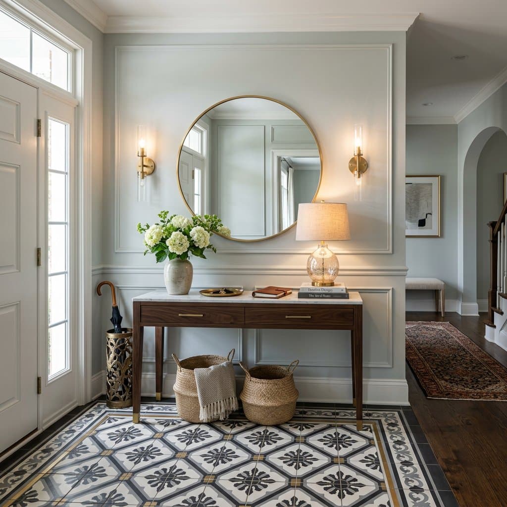 AI-redesigned entryway