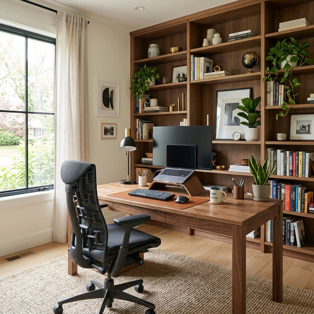 AI-redesigned home office