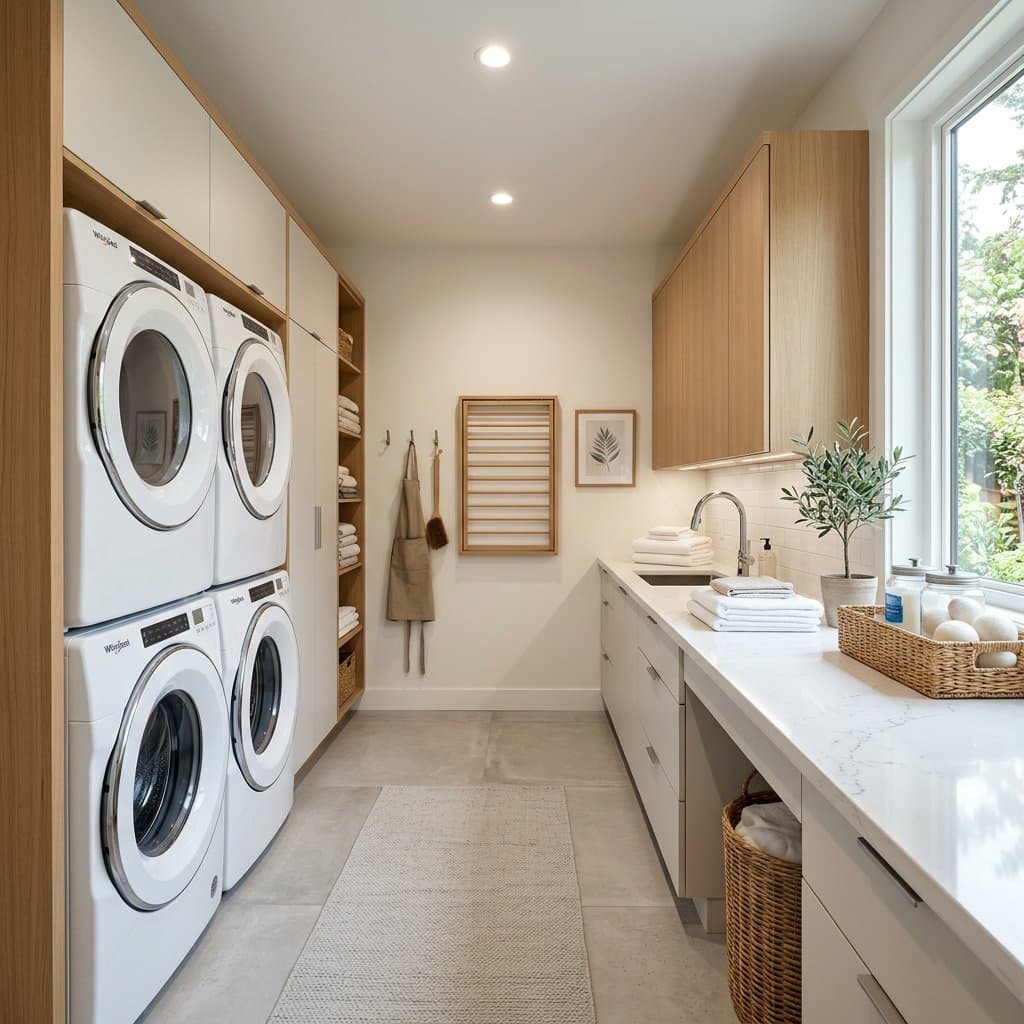 AI-redesigned laundry room