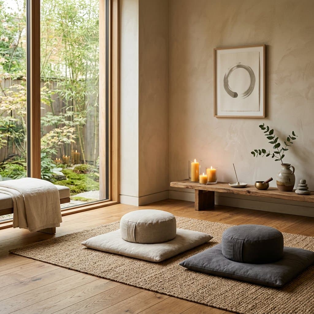 AI-redesigned meditation room