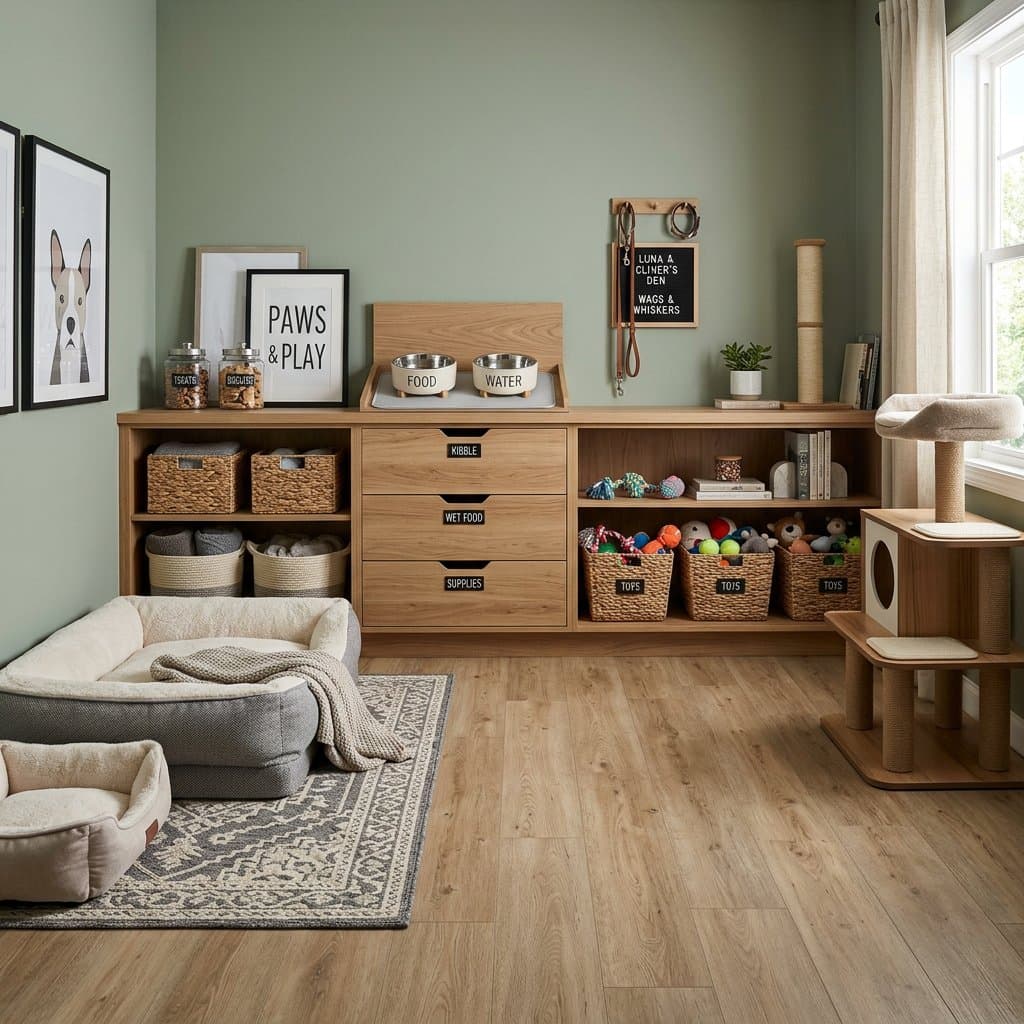 AI-redesigned pet room