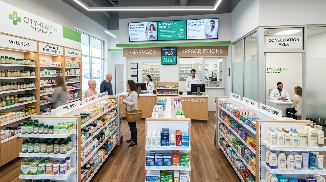 AI-redesigned pharmacy