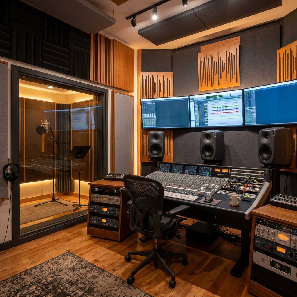 AI-redesigned recording studio