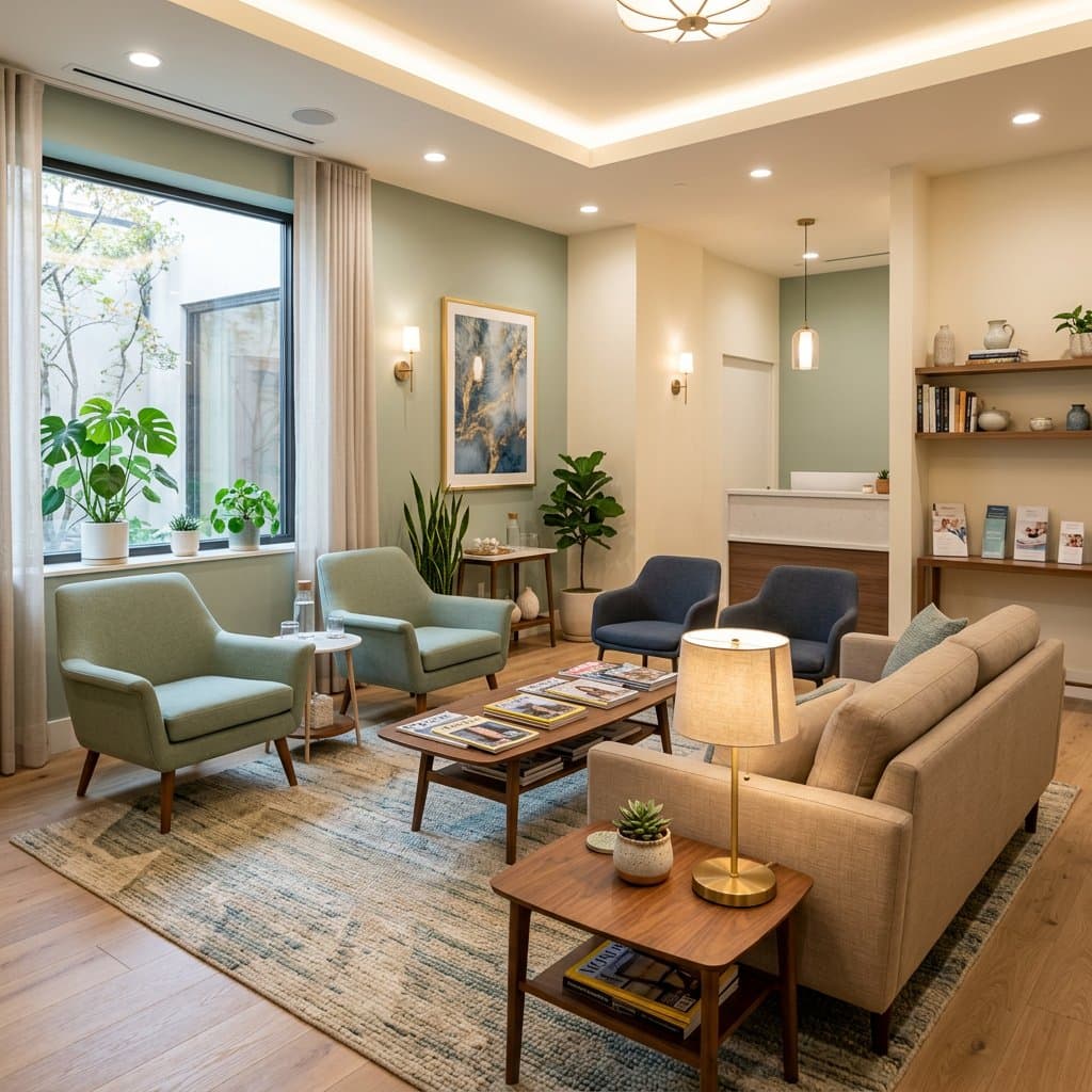 AI-redesigned waiting room