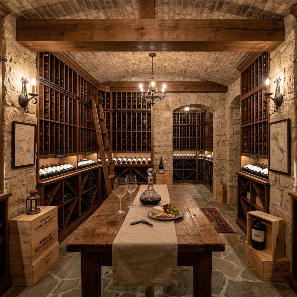 AI-redesigned wine cellar