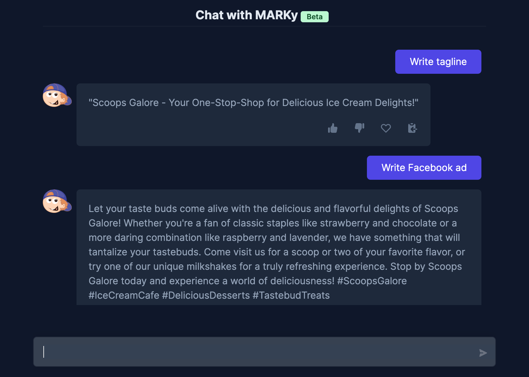 Chat with Marky