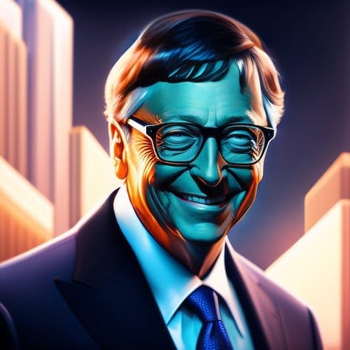 Bill Gates is an American business magnate, software developer, investor, and philanthropist.