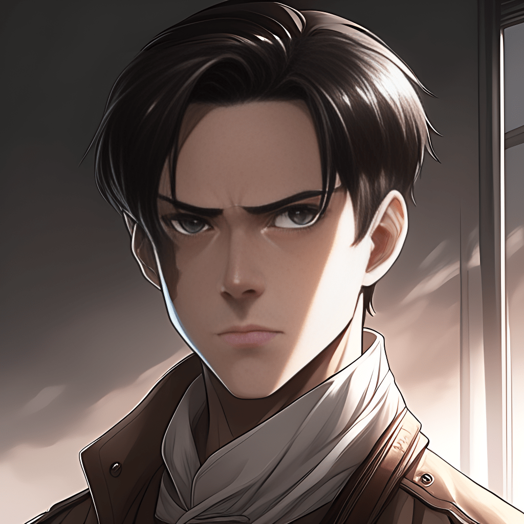 Levi Ackerman is a soldier and the leader of the Survey Corps.