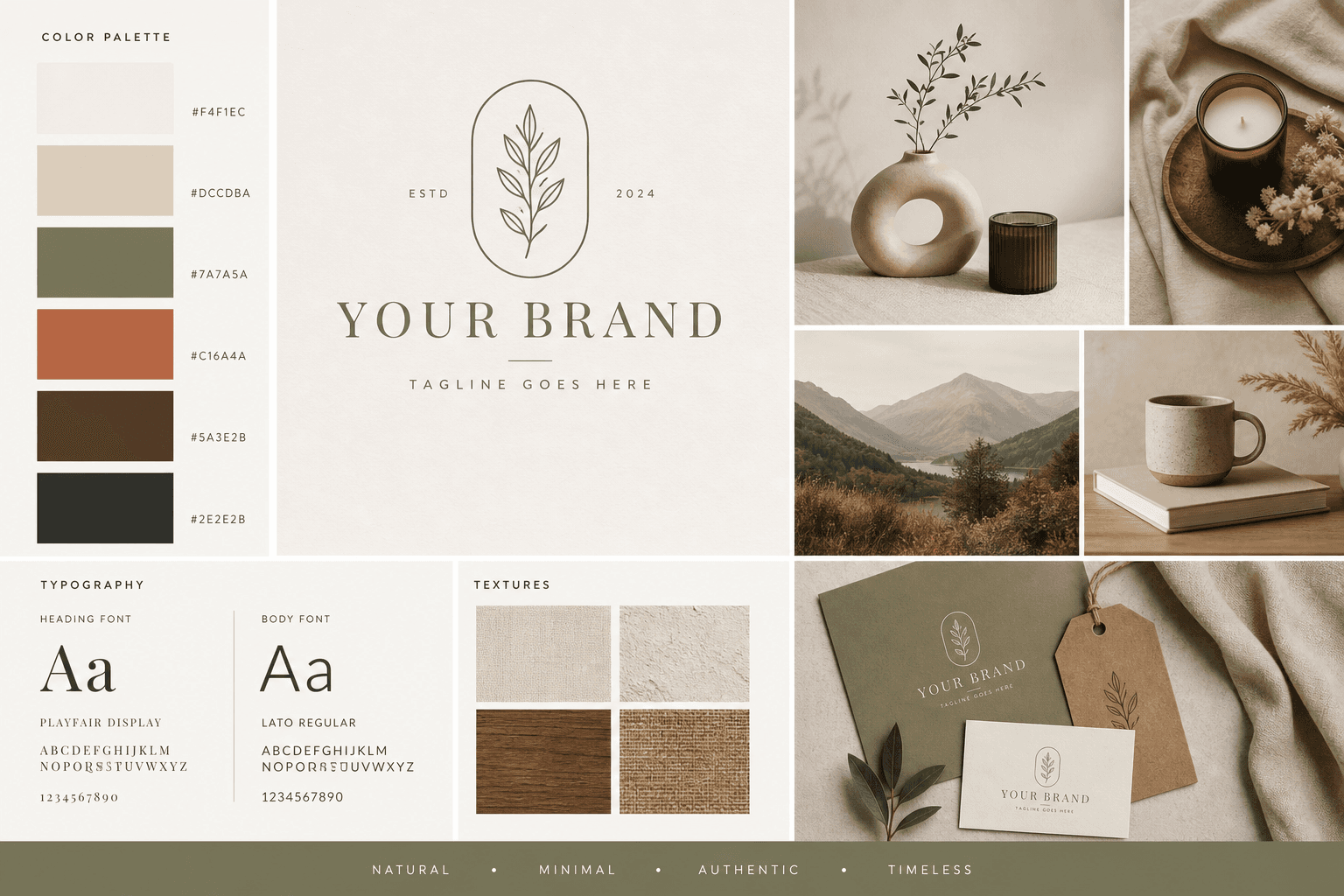 Marken-Moodboard