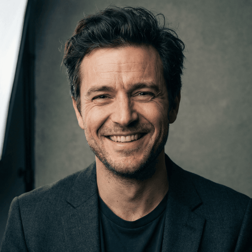 Actor headshot with expressive features and professional lighting