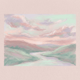 Pastel Art Art Creation