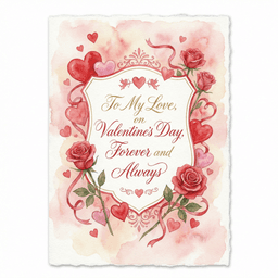 Tarjeta de San Valentín Imagen Creation