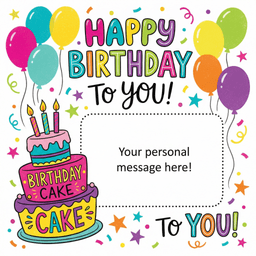 Tarjeta de Cumpleaños Imagen Creation