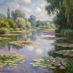 Claude Monet Imagen Creation