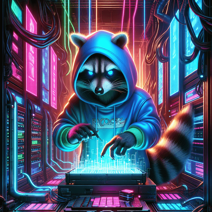 Futuristic cyberpunk aesthetic with neon lights in vibrant pink, blue and purple, dark urban atmosphere with rain-slicked surfaces, high-tech elements mixed with gritty dystopian streets, holographic displays and digital billboards, moody sci-fi setting with dramatic contrasts between bright neon and deep shadows