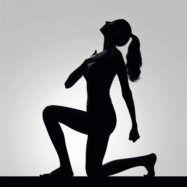 Dramatic silhouette art with strong contrast and recognizable shapes, black figure against bright background creating powerful visual impact, minimalist shadow design emphasizing form and gesture, elegant outline illustration perfect for logos and artistic statements