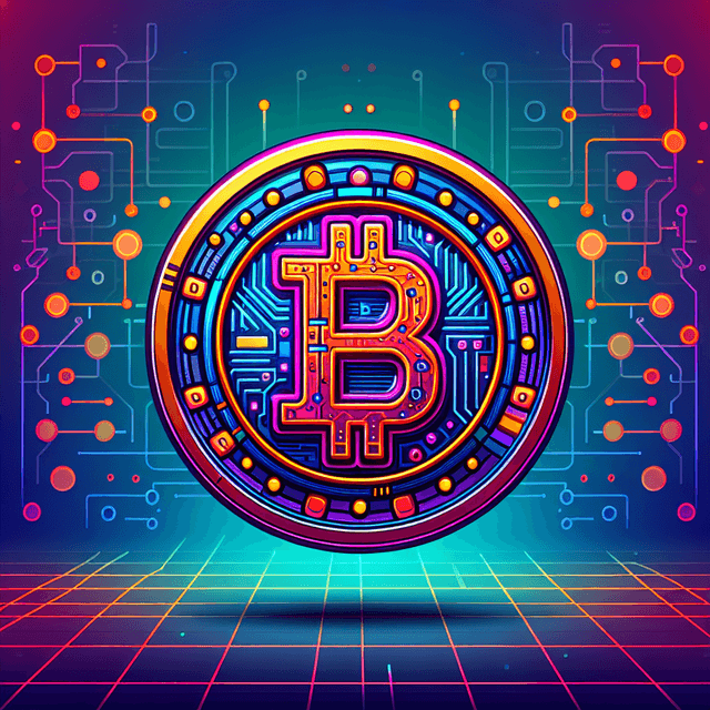 Abstract digital artwork with unique style and vibrant colors