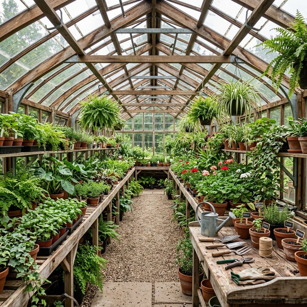 AI-redesigned greenhouse