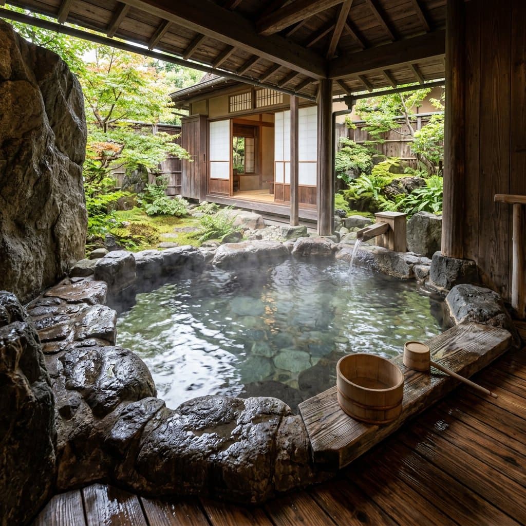 AI-redesigned onsen