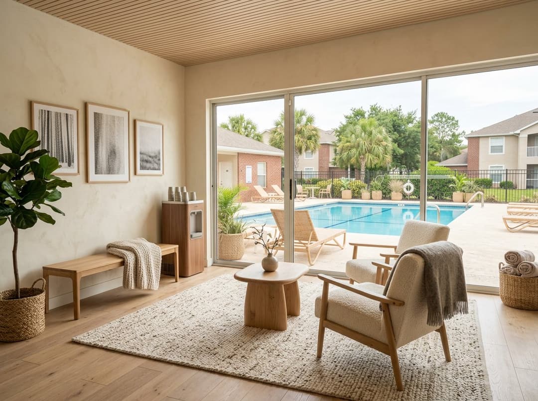 Outdoor Pool Area Design 2