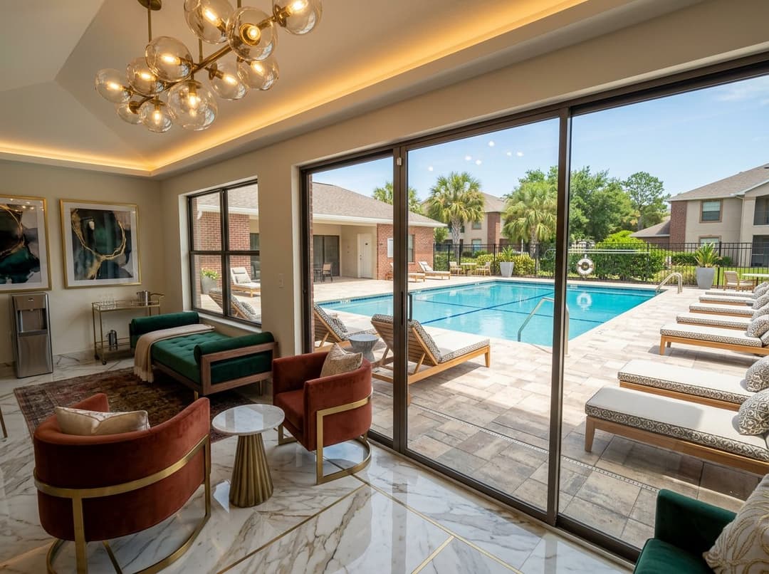 Outdoor Pool Area Design 3