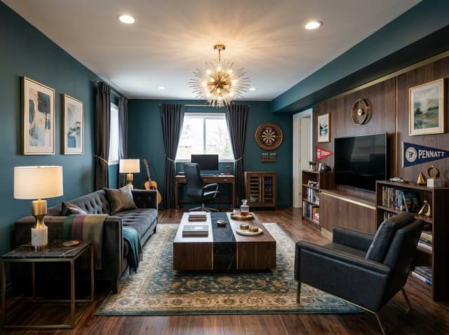 AI Man Cave Design | Remodel your Man Cave | Easy-Peasy.AI