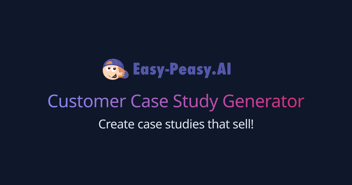 case study generator