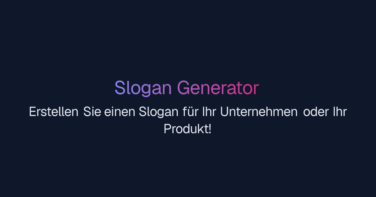 Slogan Generator | Easy-Peasy.AI