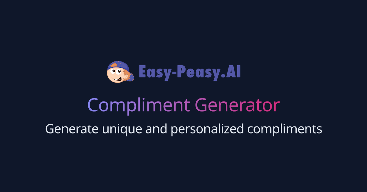 compliment generator