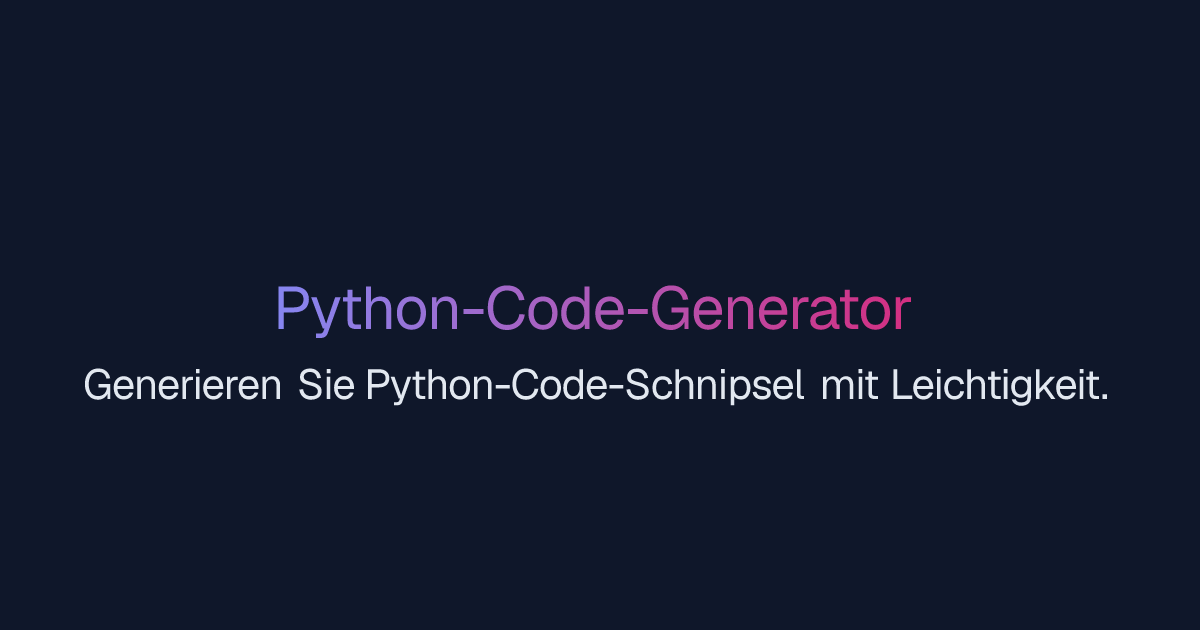 Python-Code-Generator | Easy-Peasy.AI