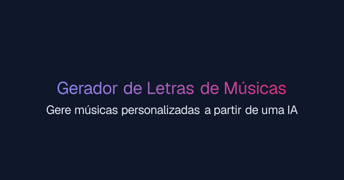Gerador de Letras de Músicas | Easy-Peasy.AI